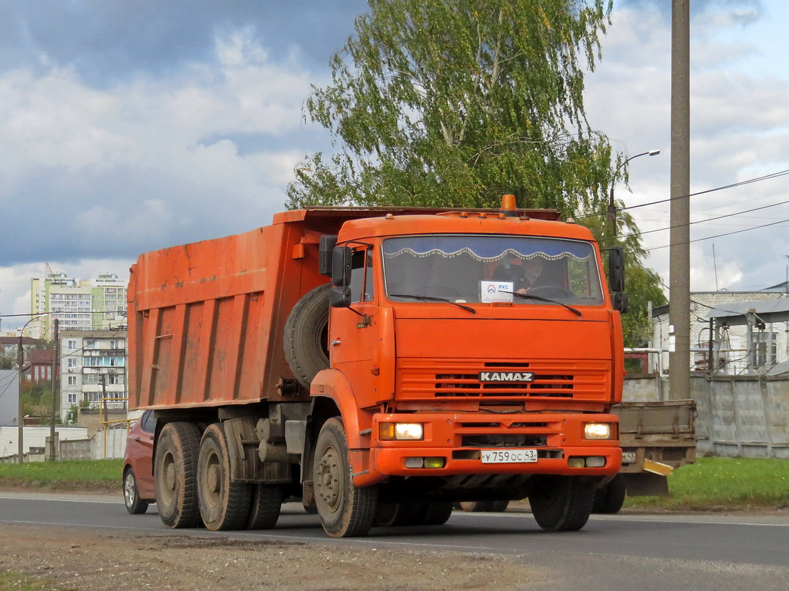 Кировская область, № У 759 ОС 43 — КамАЗ-6520 [652000]