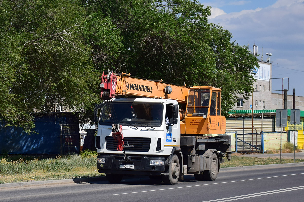 Волгоградская область, № А 190 УЕ 134 — МАЗ-5340B2