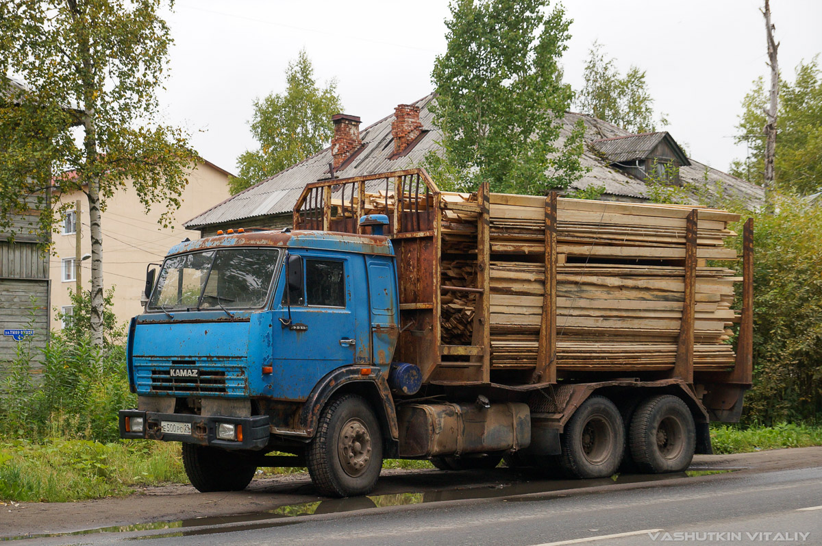 Архангельская область, № Е 500 РС 29 — КамАЗ-53215-15 [53215R]