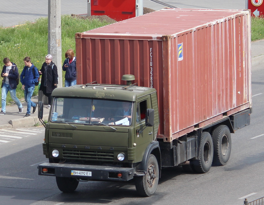 Одесская область, № ВН 4092 ЕІ — КамАЗ-53212