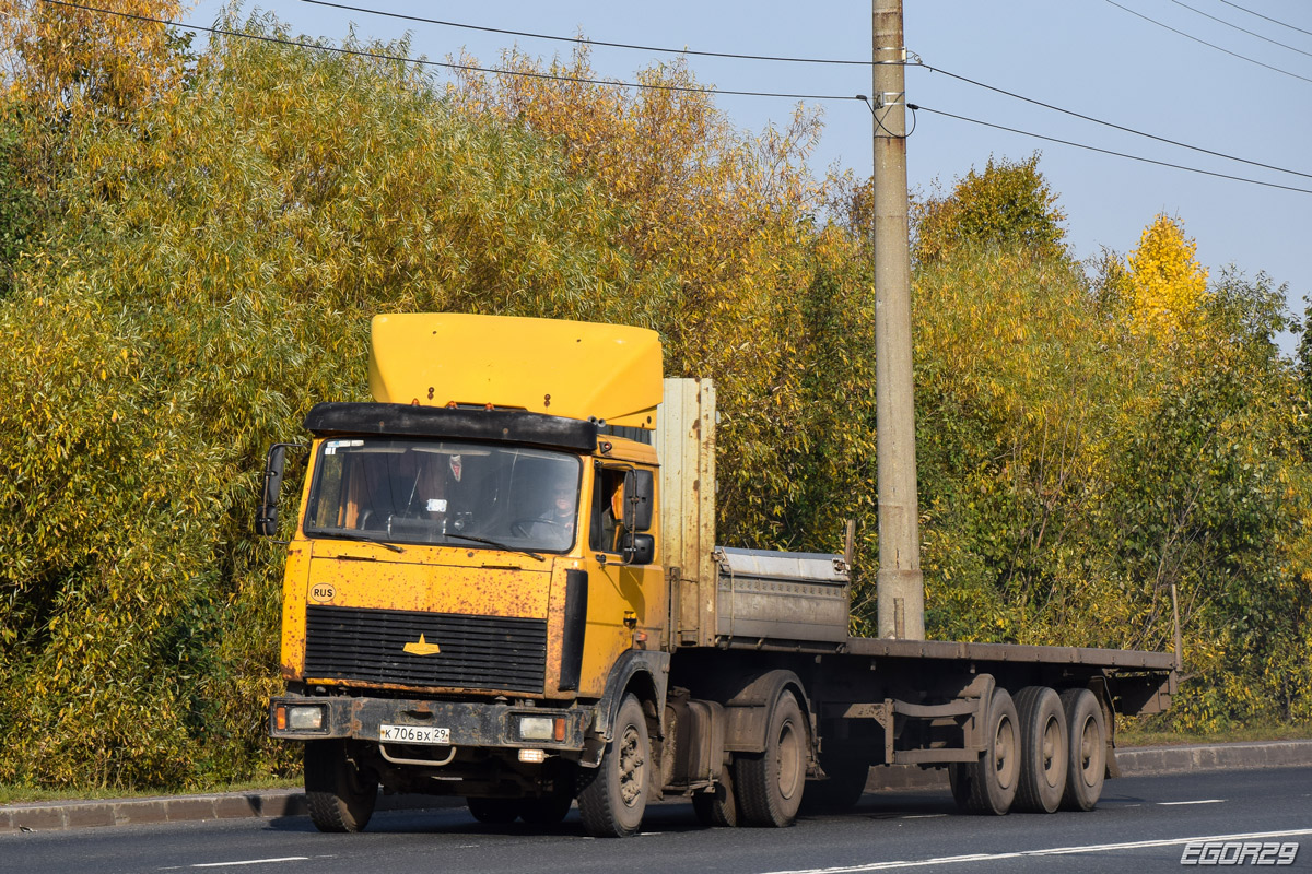 Архангельская область, № К 706 ВХ 29 — МАЗ-54329