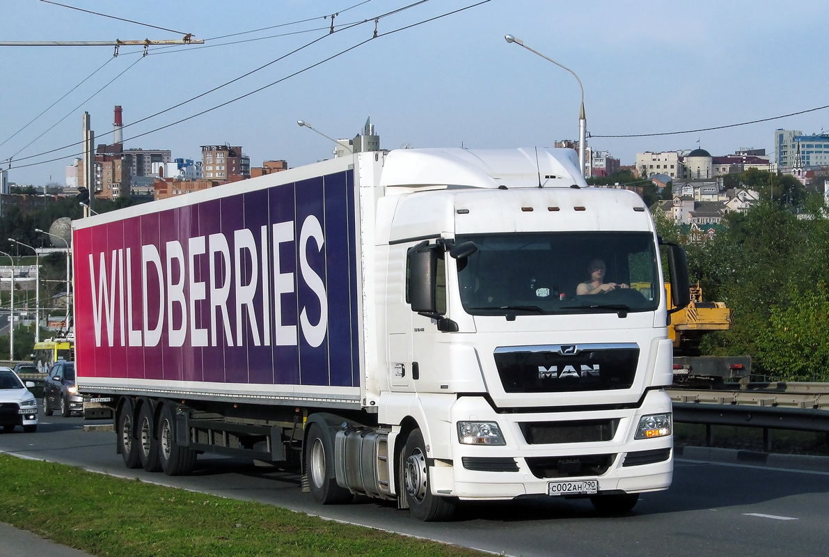 Московская область, № С 002 АН 790 — MAN TGX ('2007) 18.400