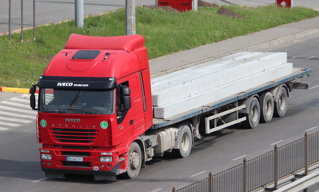 Одесская область, № ВН 6663 НІ — IVECO Stralis ('2002) 500