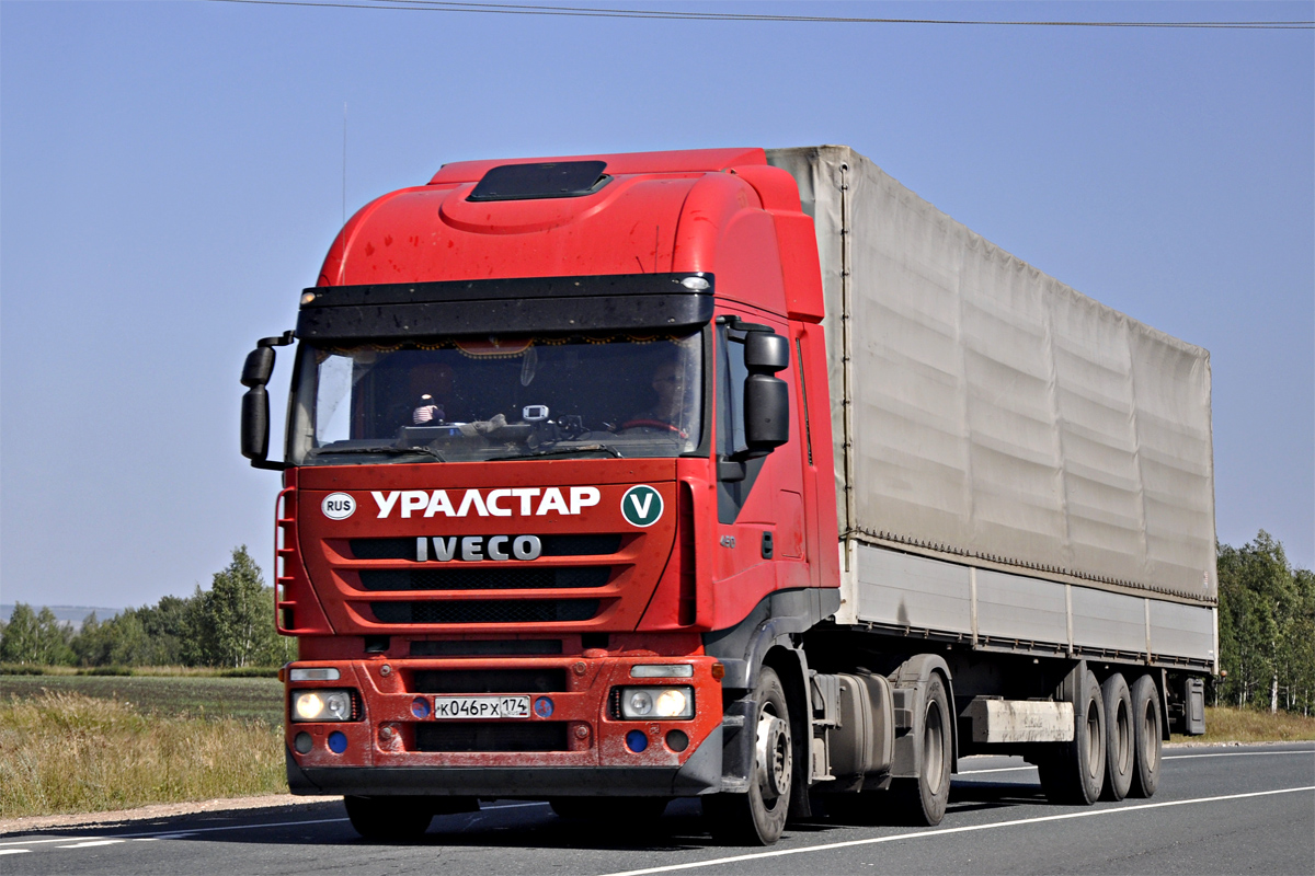 Челябинская область, № К 046 РХ 174 — IVECO Stralis ('2007) 450