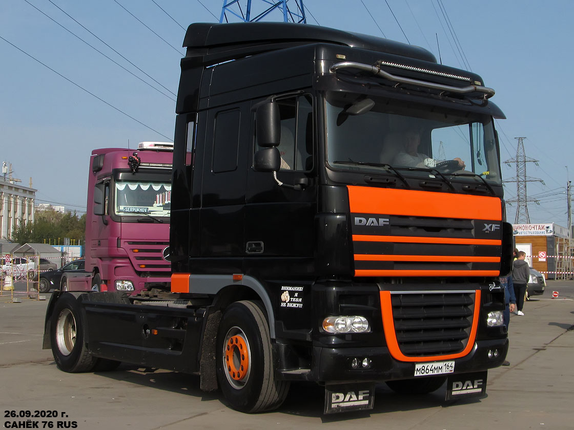 Саратовская область, № М 864 ММ 164 — DAF XF105 FT