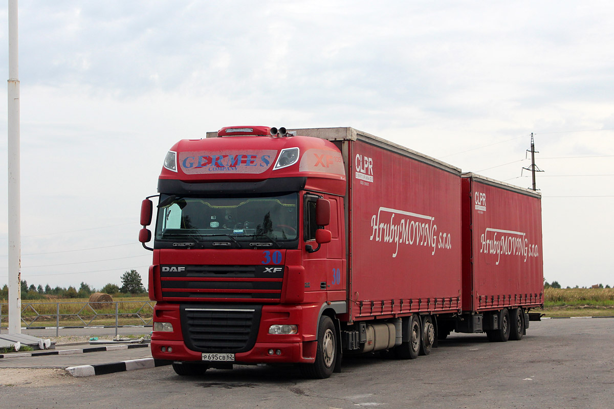 Рязанская область, № Р 695 СВ 62 — DAF XF105 FAR