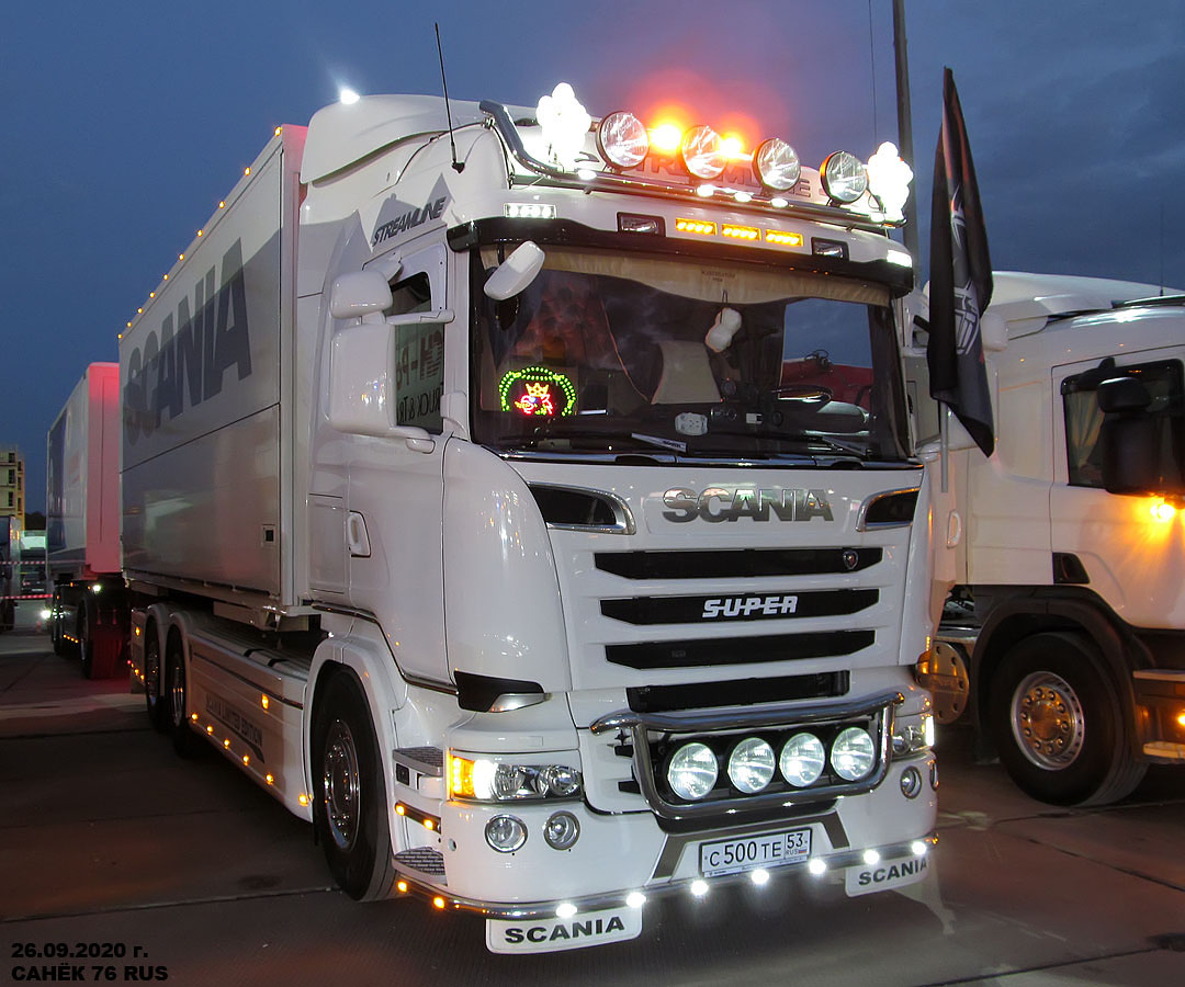 Новгородская область, № С 500 ТЕ 53 — Scania ('2013) R500