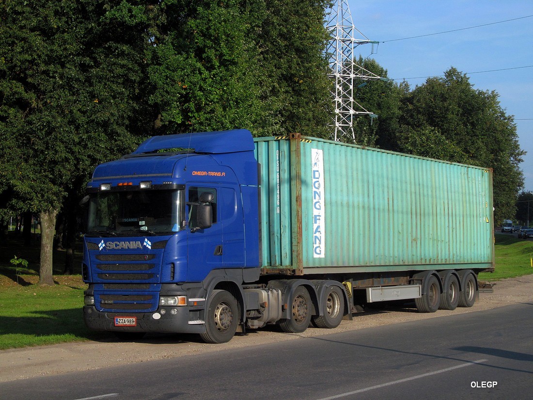 Финляндия, № ZZA-989 — Scania ('2009) R420