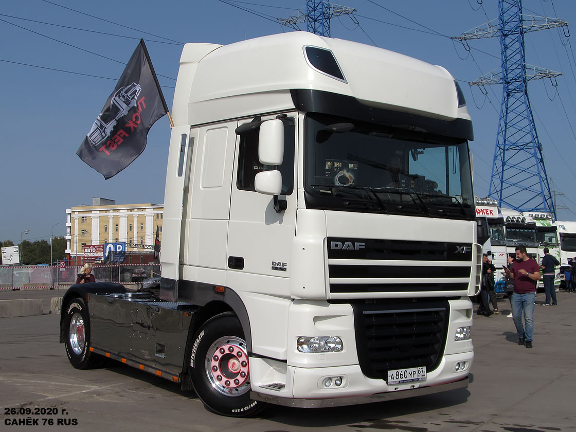 Смоленская область, № А 860 МР 67 — DAF XF105 FT