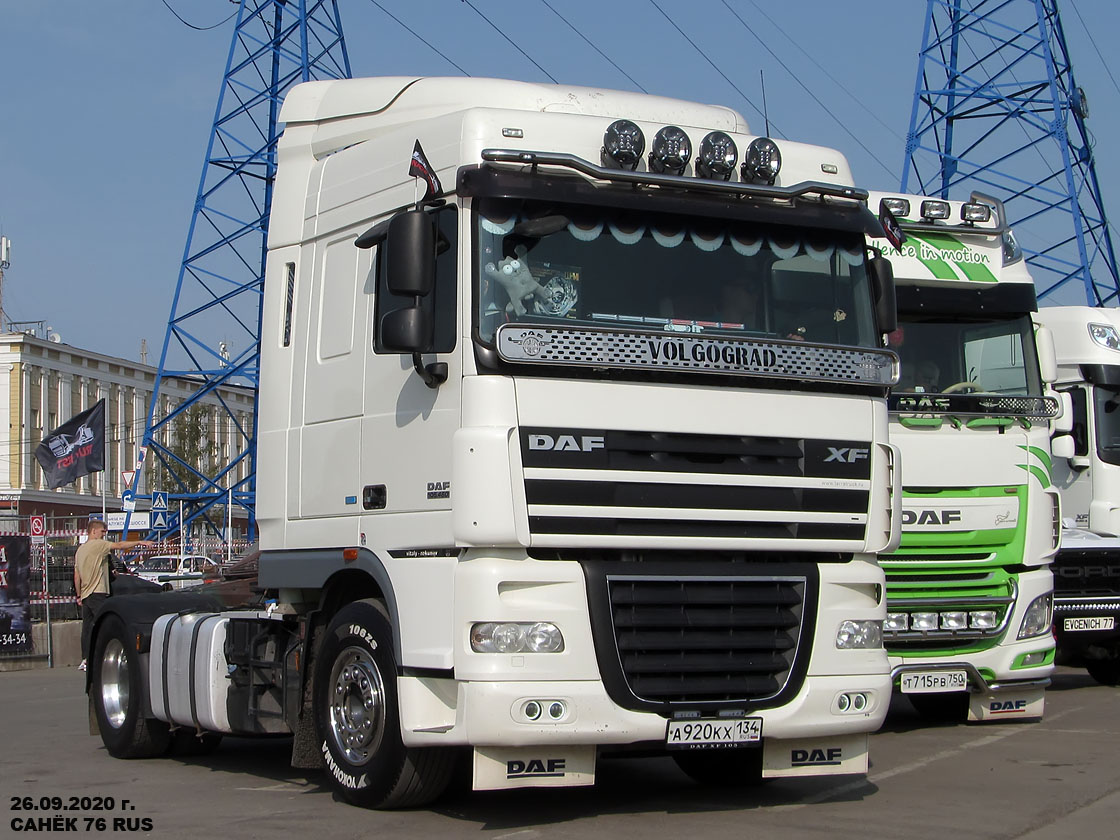 Волгоградская область, № А 920 КХ 134 — DAF XF105 FT