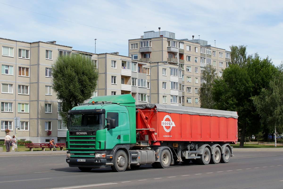 Литва, № AGK 507 — Scania ('1996) R124L