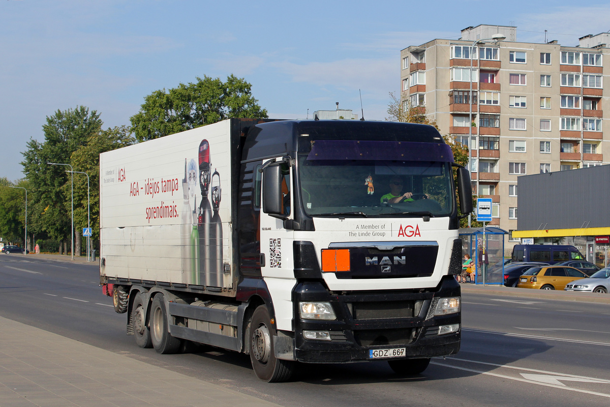 Литва, № GDZ 667 — MAN TGX ('2007) 26.440