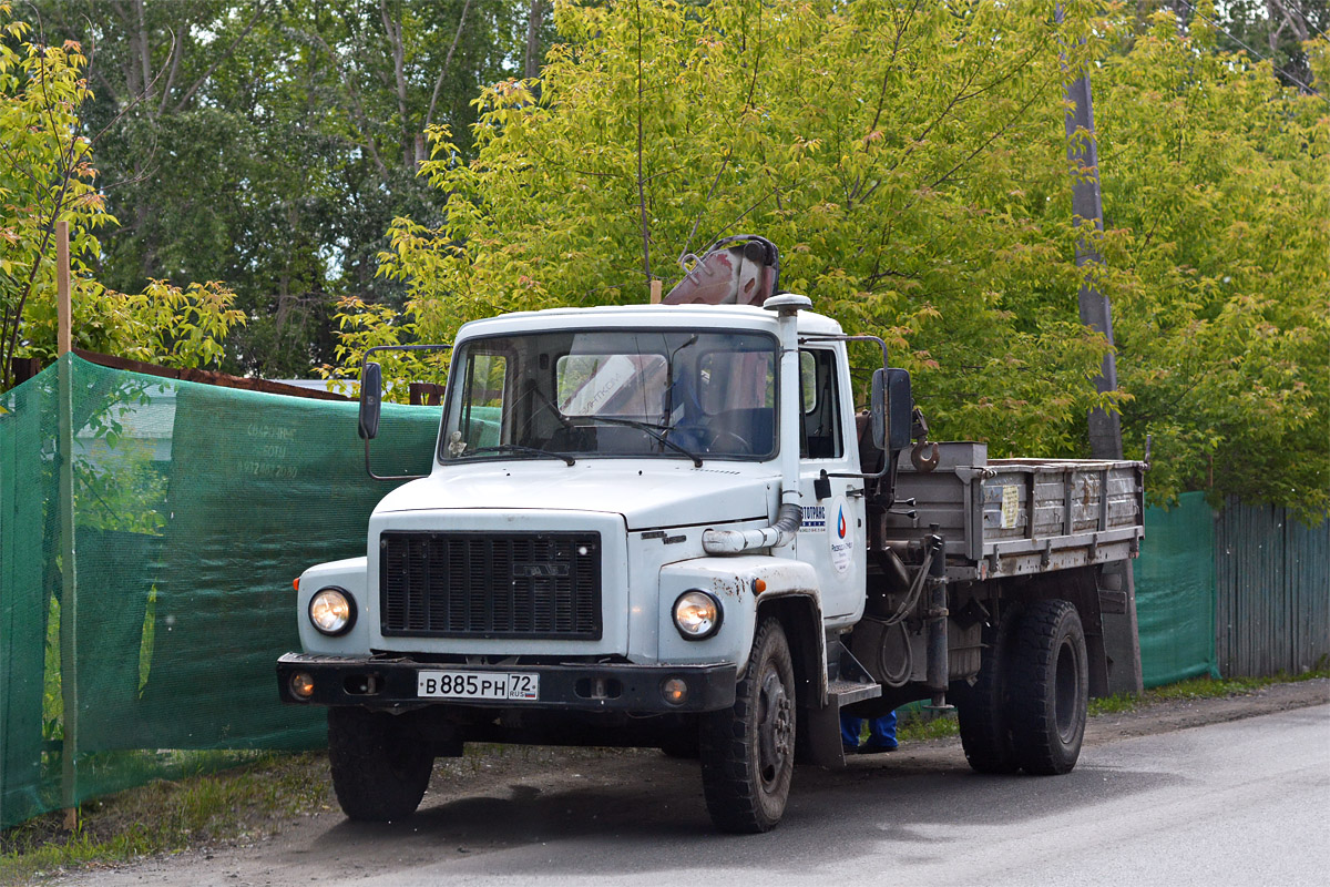 Тюменская область, № В 885 РН 72 — ГАЗ-3309