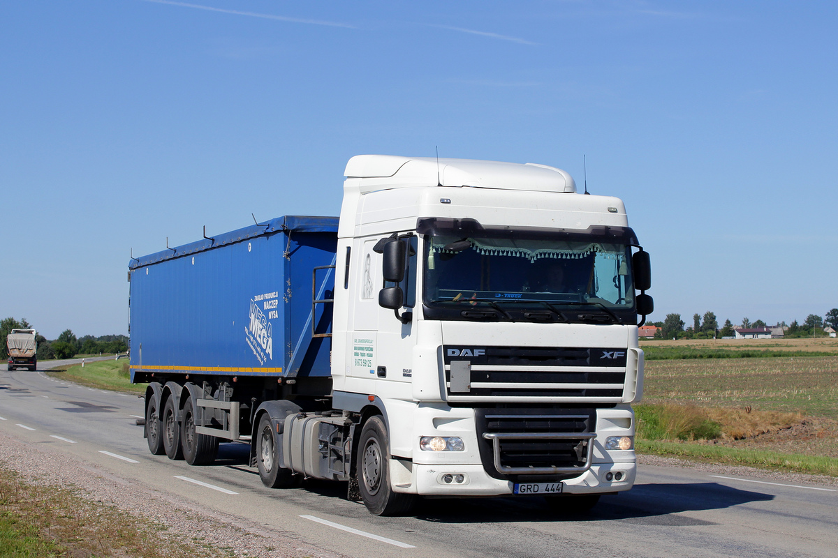 Литва, № GRD 444 — DAF XF105 FT