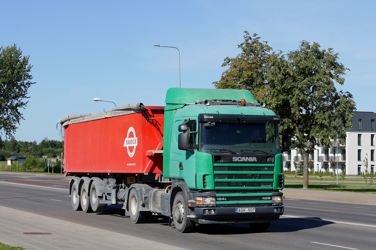 Литва, № AGK 507 — Scania ('1996) R124L