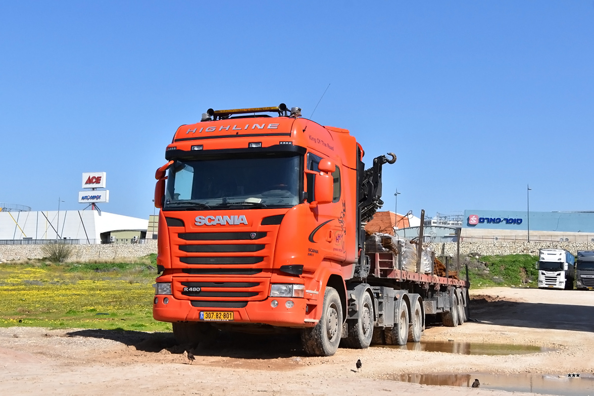 Израиль, № 307-82-801 — Scania ('2013) R480