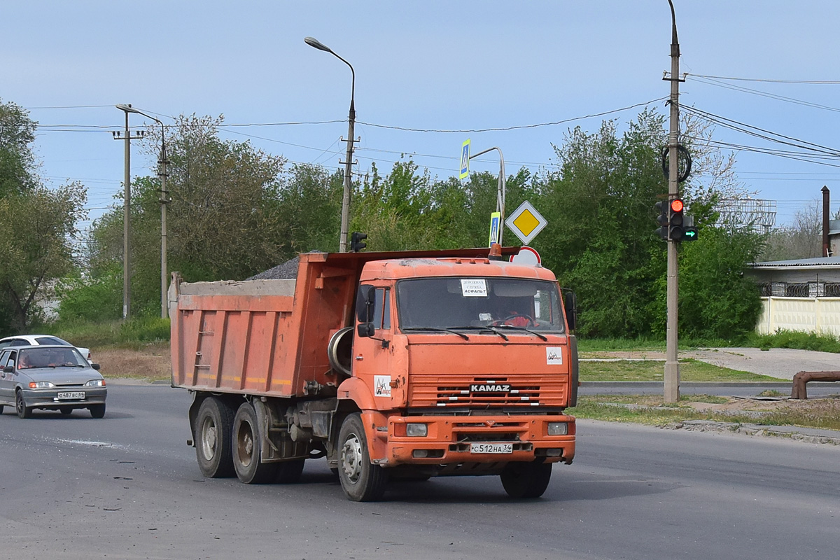 Волгоградская область, № С 512 НА 34 — КамАЗ-6520-06 [65200F]