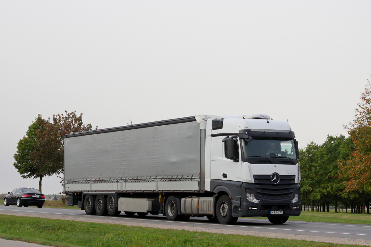 Литва, № KSJ 255 — Mercedes-Benz Actros ('2011)