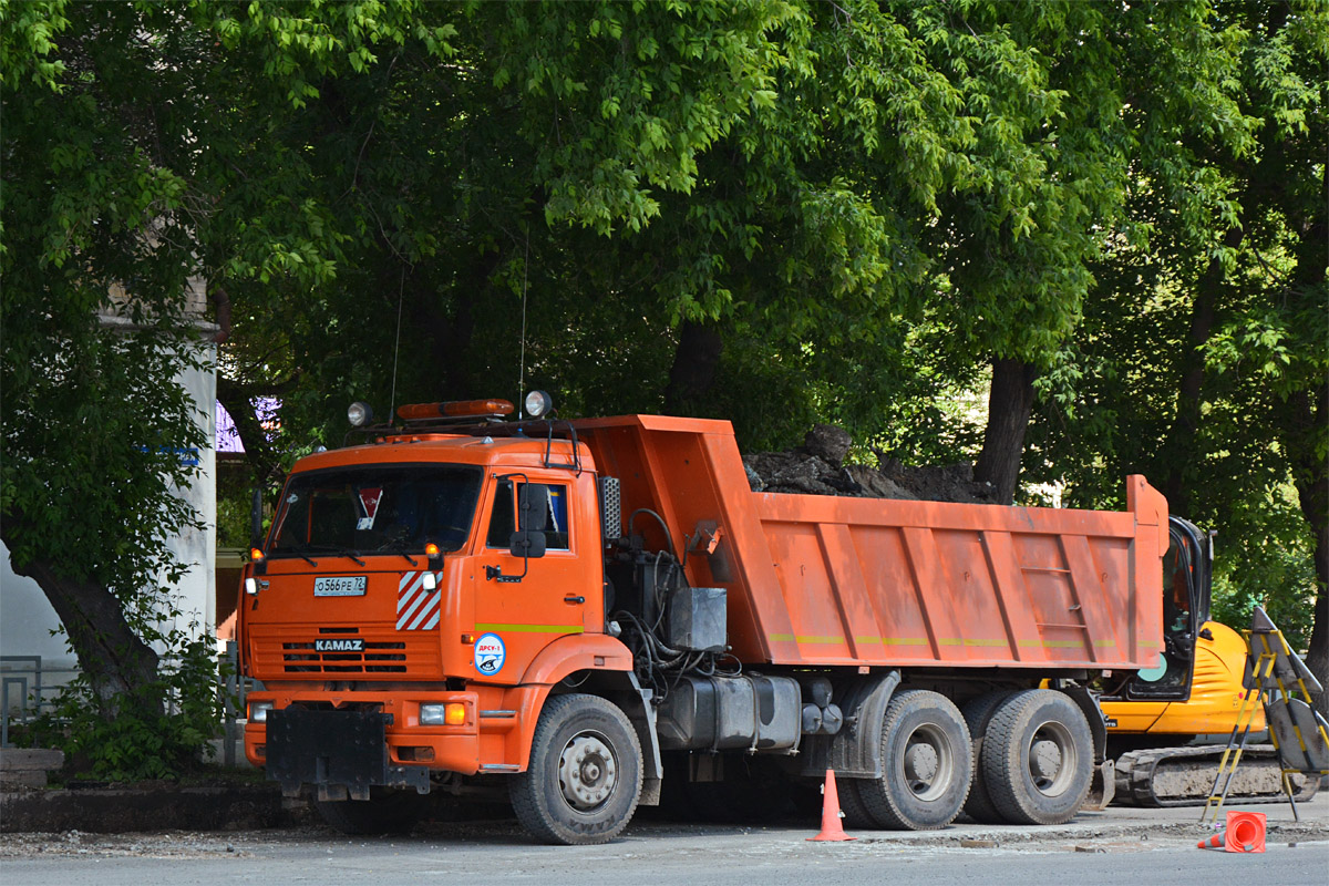 Тюменская область, № О 566 РЕ 72 — КамАЗ-6520-06 [65200F]