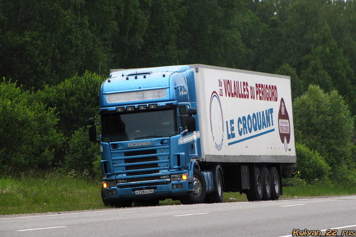 Алтайский край, № В 228 ХО 22 — Scania ('1996) R124G