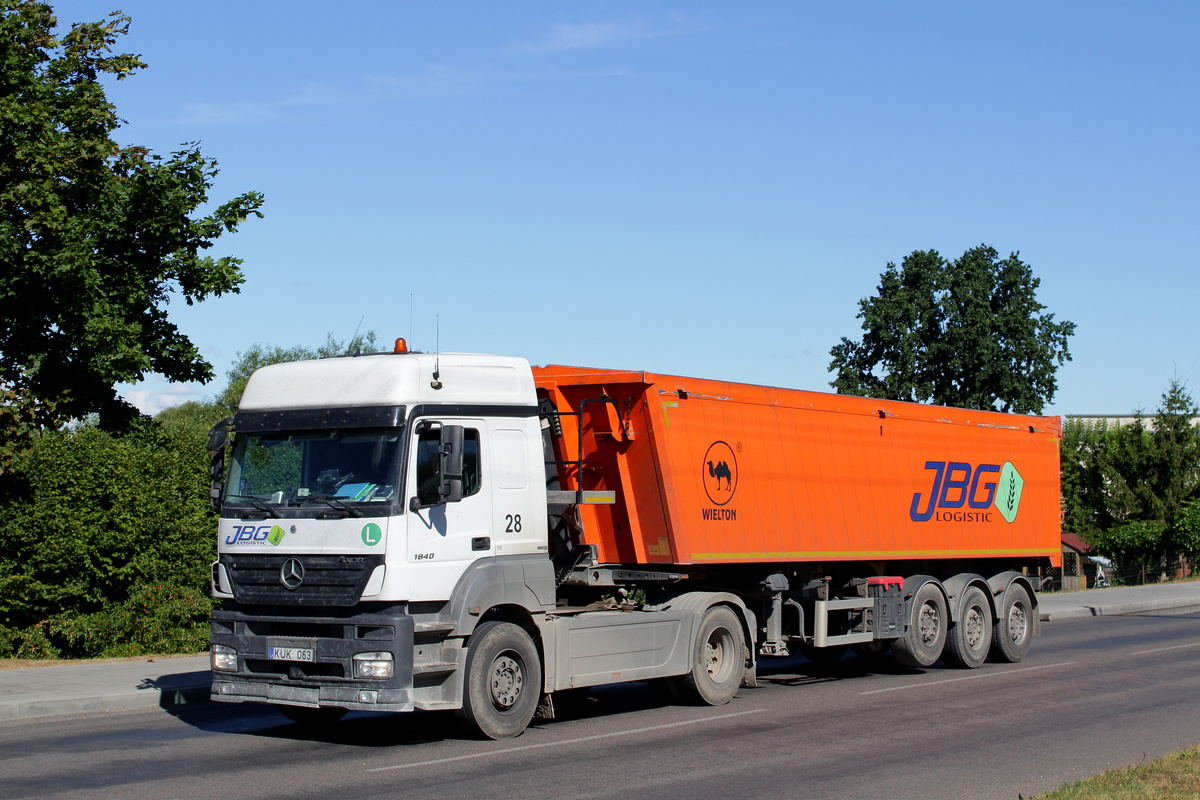 Литва, № KUK 063 — Mercedes-Benz Axor 1840