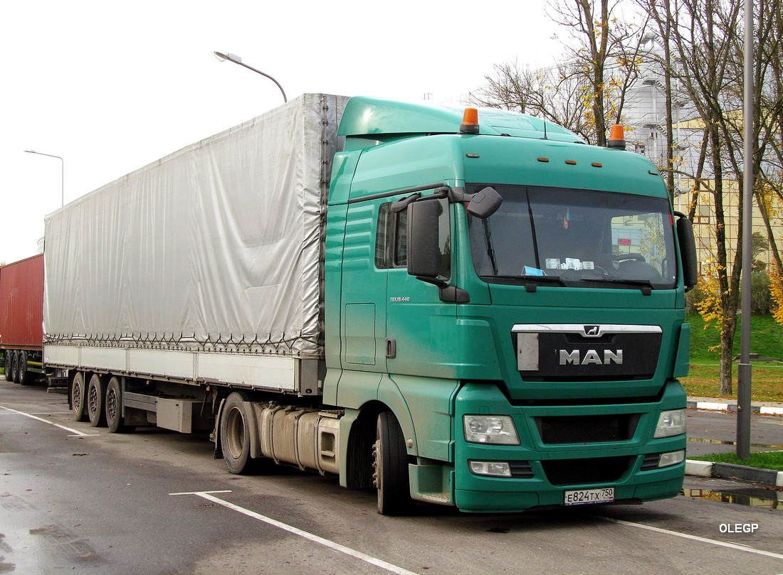 Московская область, № 495 — MAN TGX ('2007) 18.440