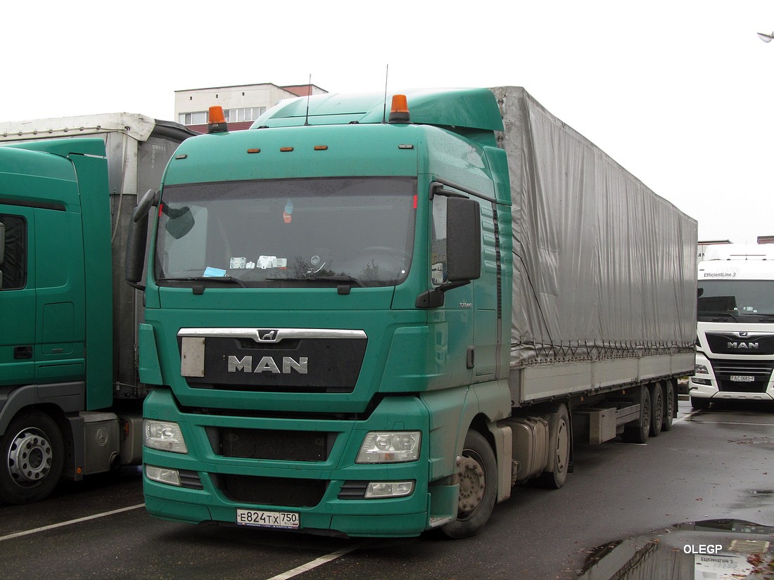 Московская область, № 495 — MAN TGX ('2007) 18.440