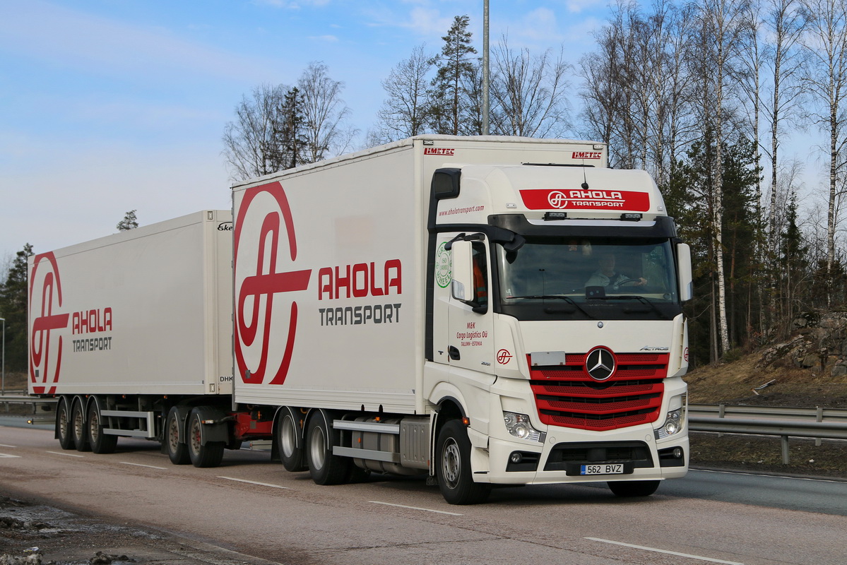 Эстония, № 562 BVZ — Mercedes-Benz Actros ('2011)