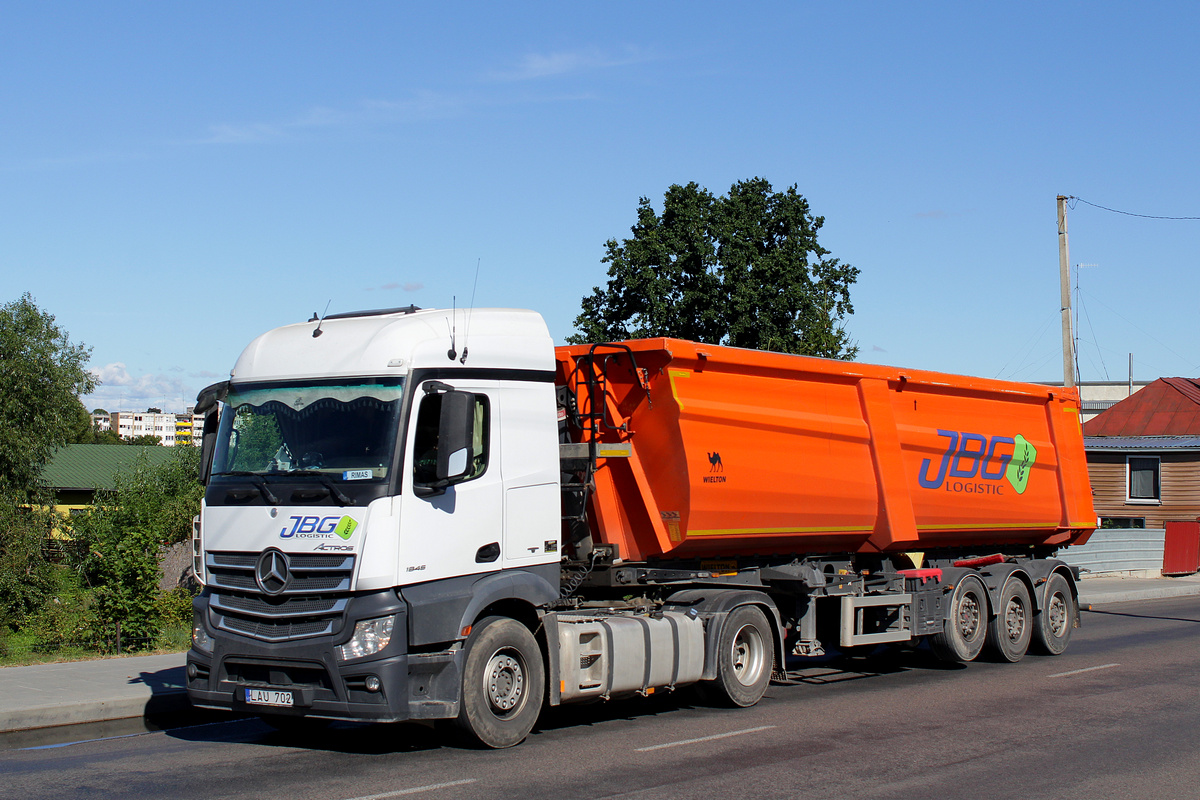 Литва, № LAU 702 — Mercedes-Benz Actros ('2011) 1845