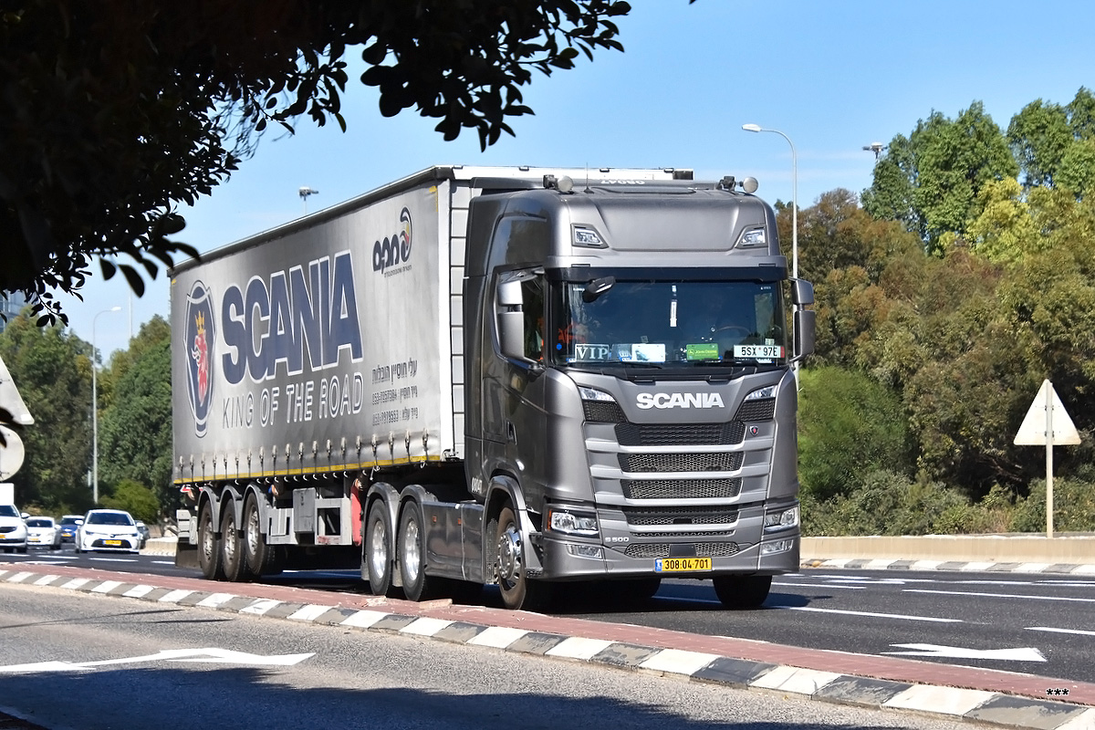 Израиль, № 308-04-701 — Scania ('2016) S500