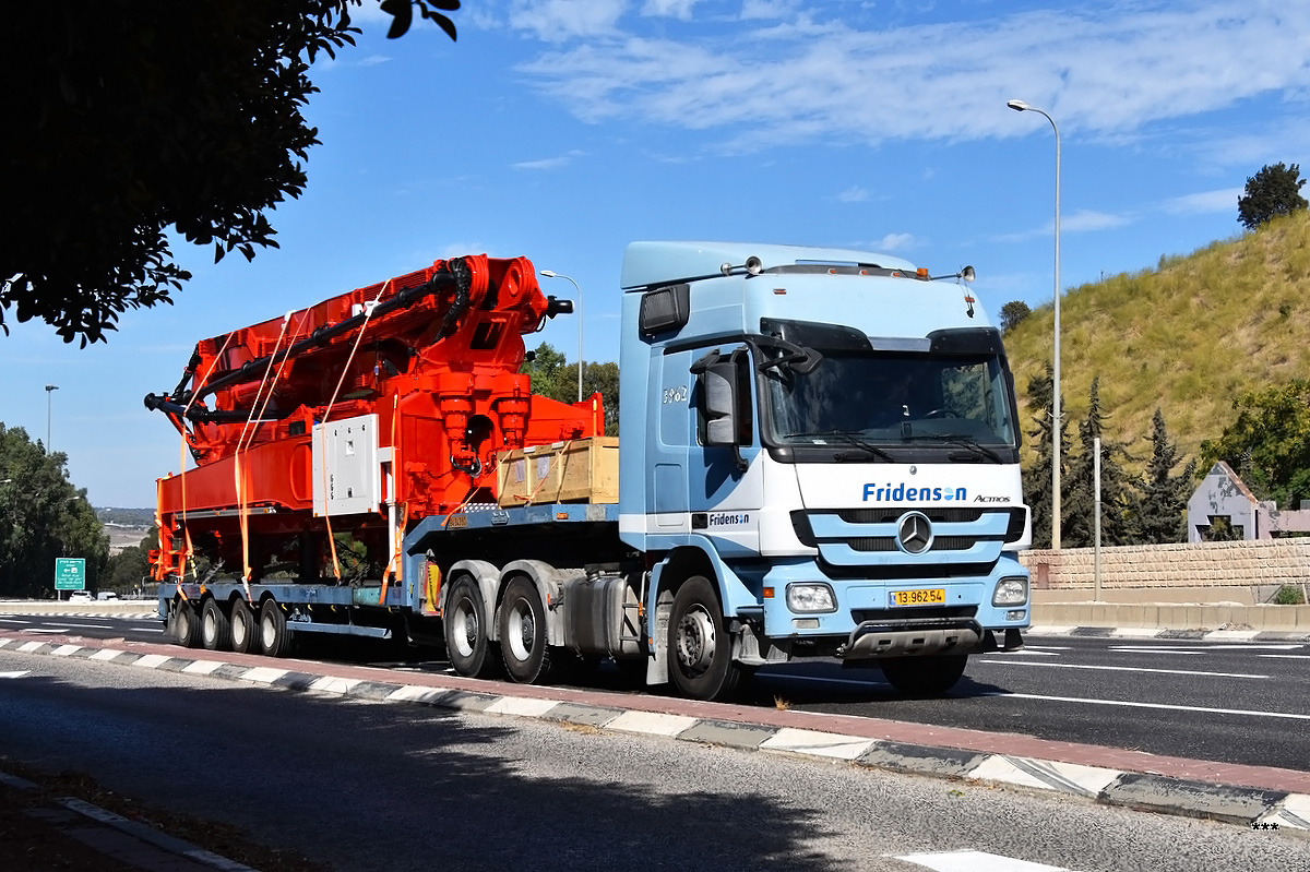 Израиль, № 13-962-54 — Mercedes-Benz Actros ('2009)