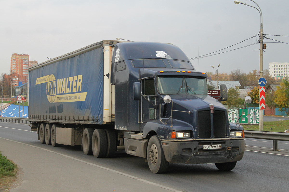 Московская область, № У 587 РМ 190 — Kenworth T600