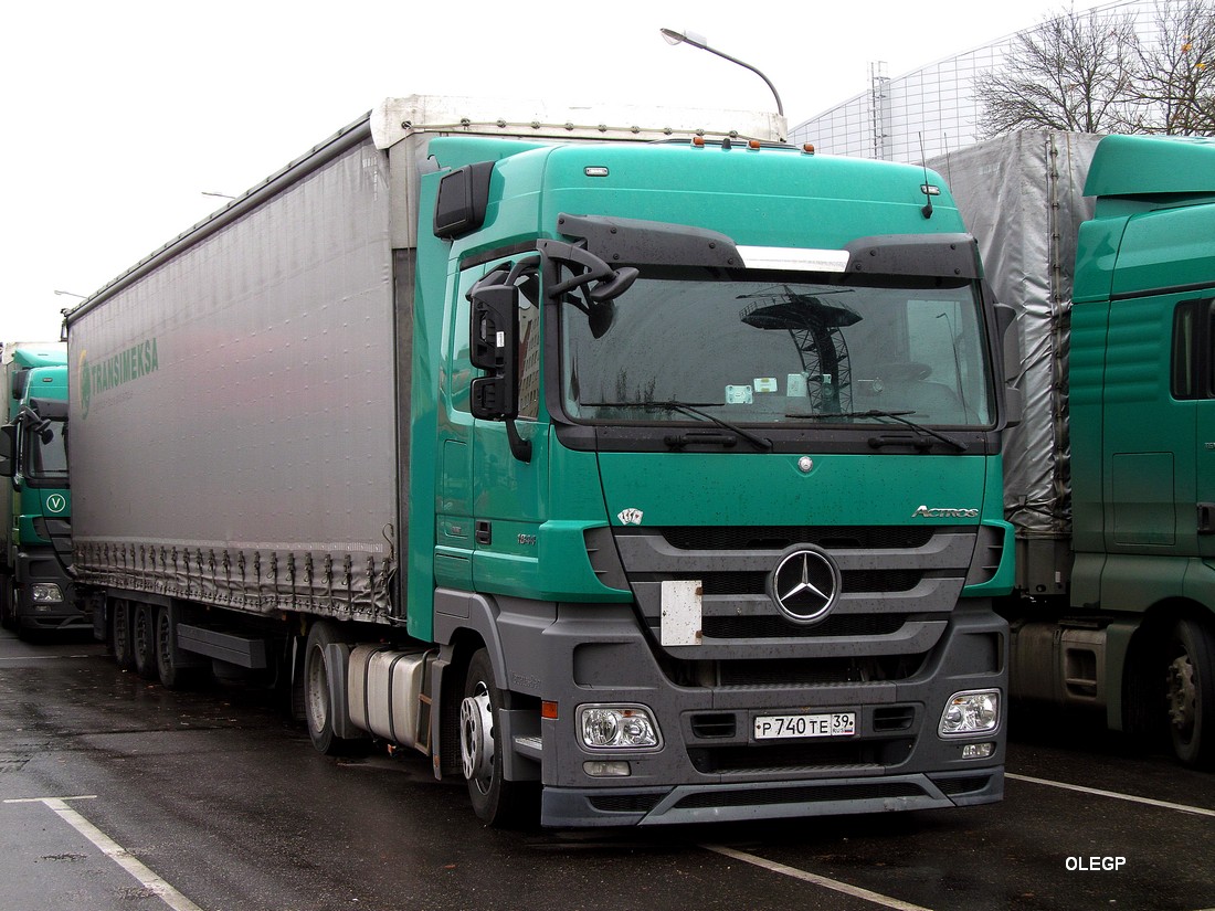 Калининградская область, № Р 740 ТЕ 39 — Mercedes-Benz Actros ('2009) 1844