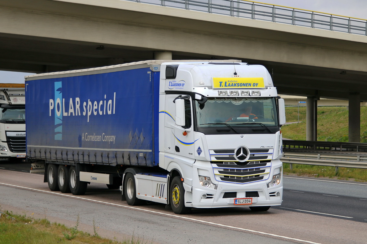 Финляндия, № SLJ-204 — Mercedes-Benz Actros ('2011) 1848