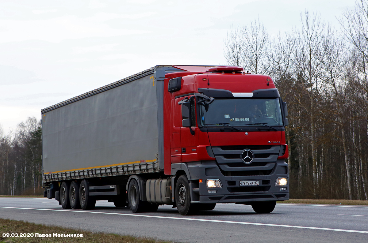 Смоленская область, № Е 919 НР 67 — Mercedes-Benz Actros ('2009) 1844