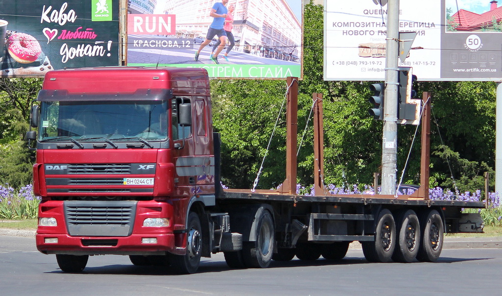 Одесская область, № ВН 0244 СТ — DAF XF95 FT