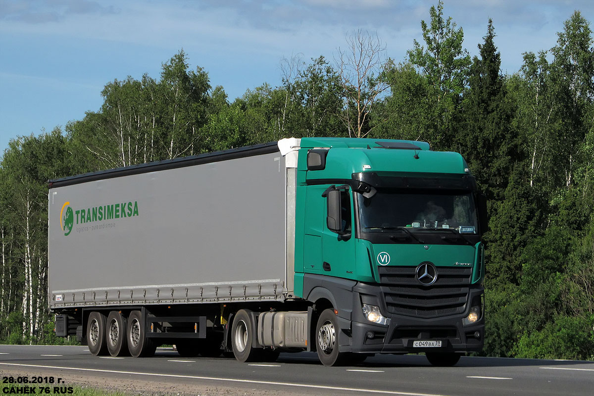 Калининградская область, № С 049 ВА 39 — Mercedes-Benz Actros ('2011) 1845