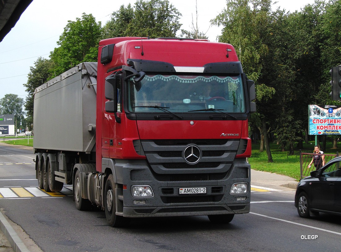 Витебская область, № АМ 0281-2 — Mercedes-Benz Actros ('2009) 1841