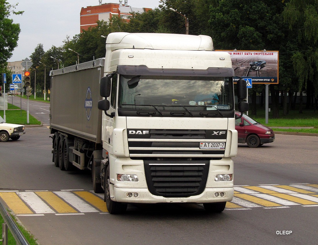 Минск, № АТ 2037-7 — DAF XF105 FT