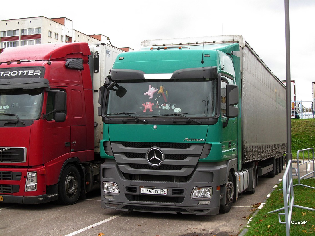 Калининградская область, № Р 743 ТЕ 39 — Mercedes-Benz Actros ('2009) 1844