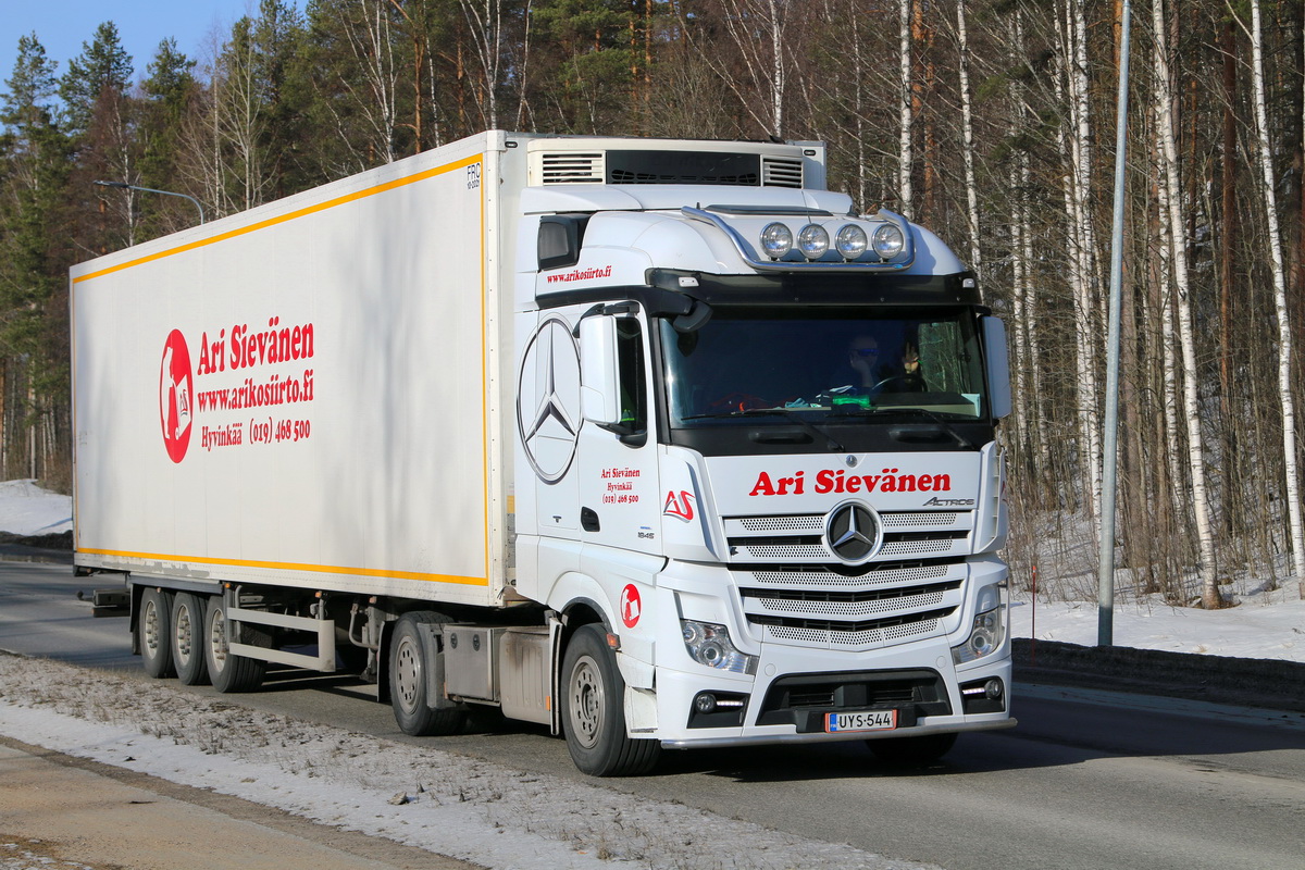 Финляндия, № UYS-544 — Mercedes-Benz Actros ('2011) 1845