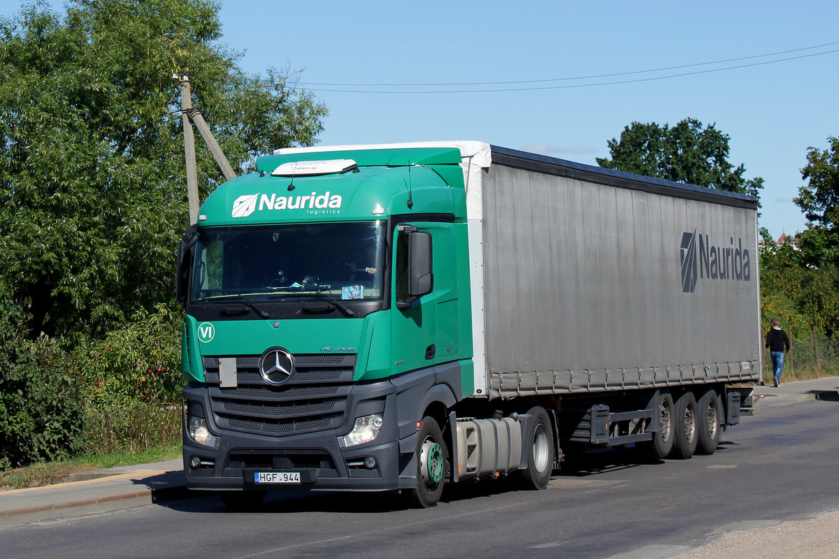 Литва, № HGF 944 — Mercedes-Benz Actros ('2011)