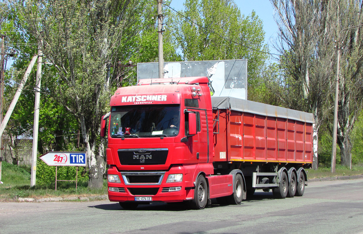 Николаевская область, № ВЕ 4376 СЕ — MAN TGX ('2007) 18.440