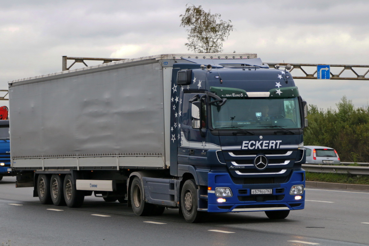 Самарская область, № Е 579 ЕО 763 — Mercedes-Benz Actros ('2009) 1848