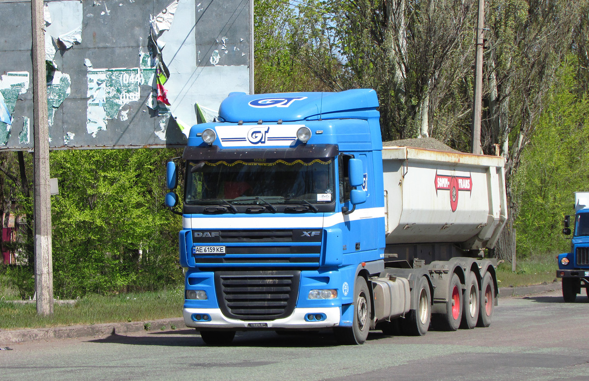 Днепропетровская область, № АЕ 6159 КЕ — DAF XF105 FT