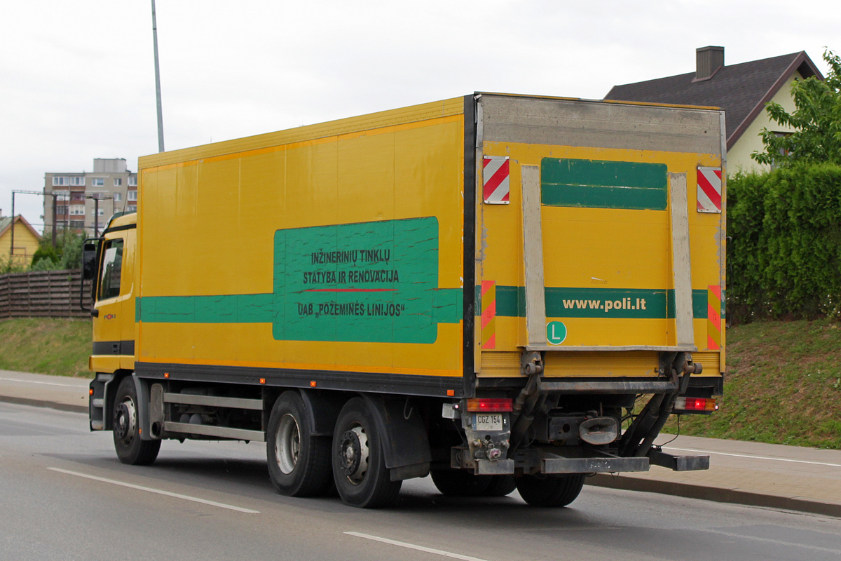 Литва, № CGZ 154 — Mercedes-Benz Actros ('1997) 2535