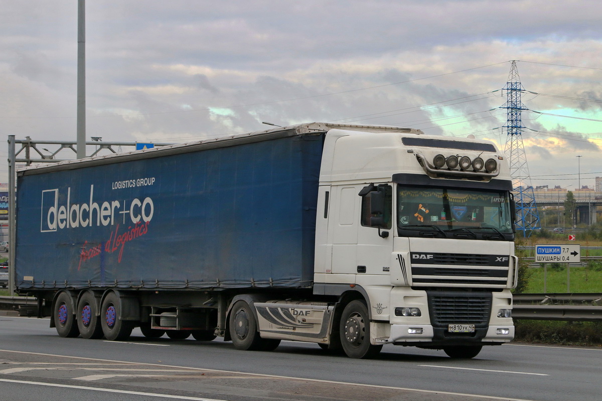 Калужская область, № М 810 УК 40 — DAF XF95 FT