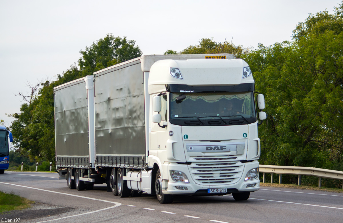 Венгрия, № SCR-513 — DAF XF Euro6 FT