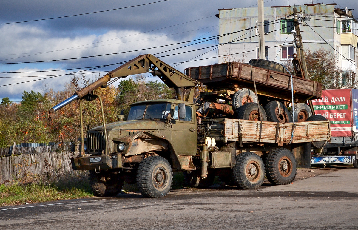 Калужская область, № Н 313 ОТ 40 — Урал-4320-02