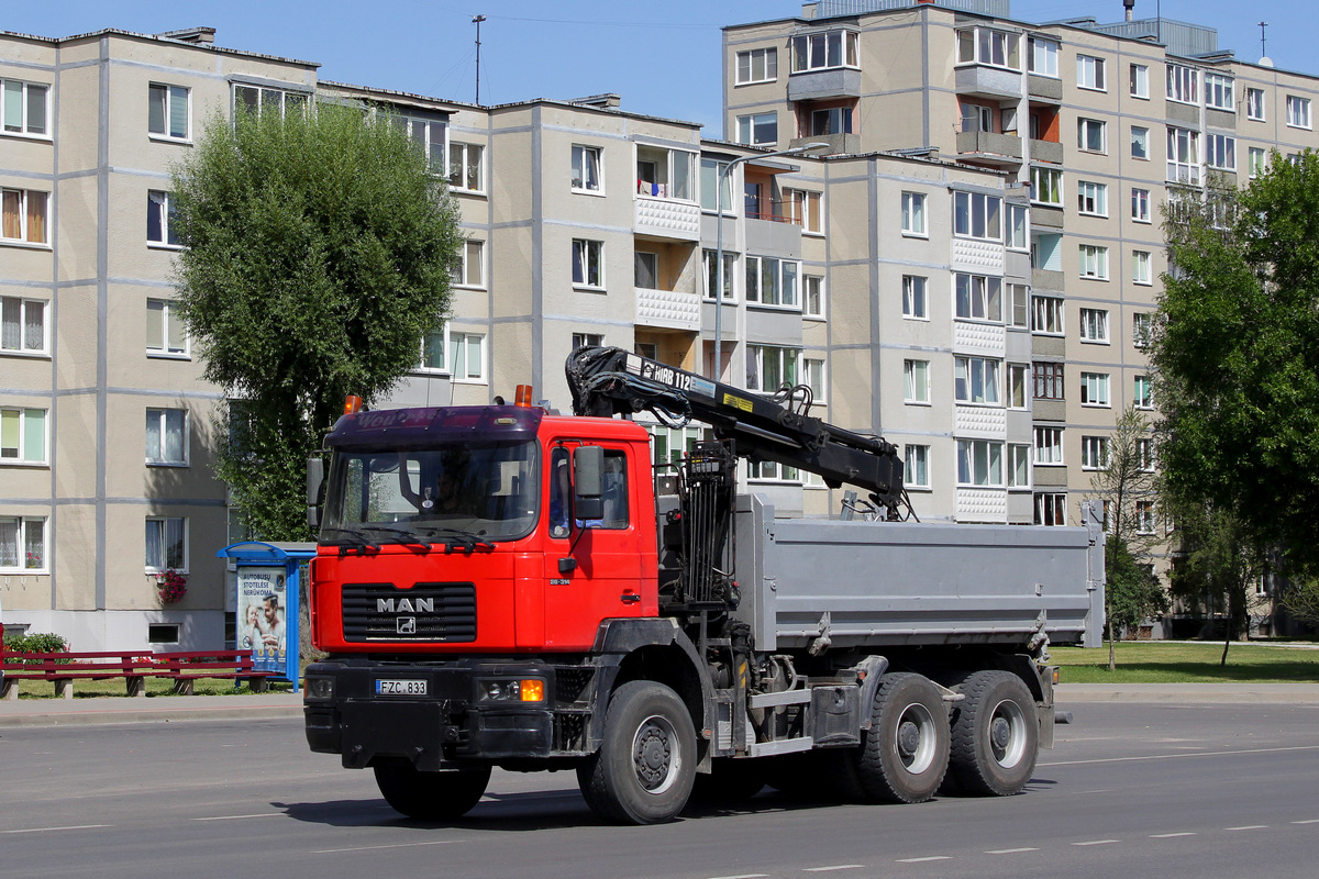 Литва, № FZC 833 — MAN F2000 28.xxx (общая)